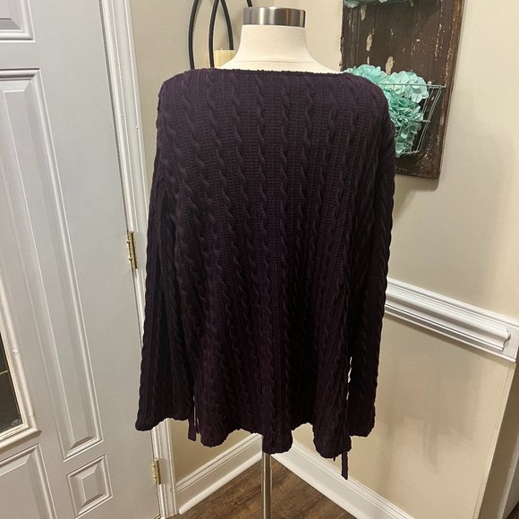 NWT-Suzanne Betro sweater with sheer underneath - Picture 2 of 4